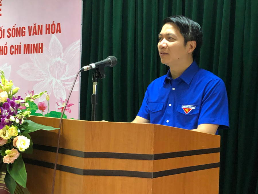 Bí thư TW Đoàn Nguyễn Ngọc Lương phát biểu khai mạc Bí thư TW Đoàn Nguyễn Ngọc Lương phát biểu khai mạc