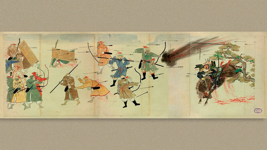 Bị áp đảo về quân số và vũ khí, các samurai dễ dàng thua trận. Ảnh minh họa: Nippon.com