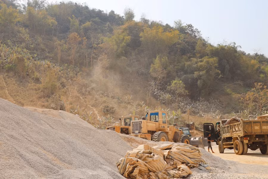 Trước đây, mỏ đá của Công ty TNHH Thảo Yến ở xã Tông Lạnh bị quan chức năng tiến hành xử phạt do vi phạm các quy định của pháp luật trong việc khai thác.