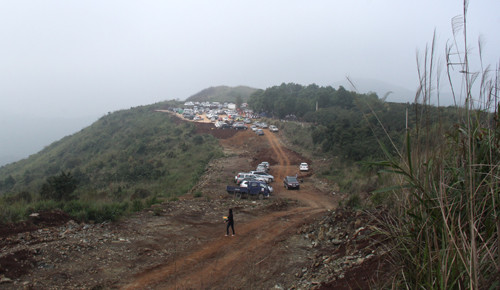 Khu vực núi Nưa, huyện Triệu Sơn, nơi phát hiện thanh kiếm độc nhất Việt Nam. Ảnh: Lê Hoàng. thanh-kiem-tuong-nguoi-doc-nhat-viet-nam-bai-tet-2