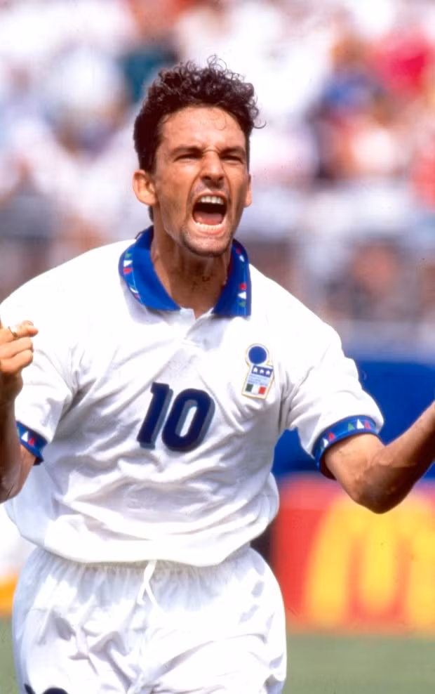 Roberto Baggio là một trong những ngôi sao bóng đá nổi tiếng nhất nước Ý.