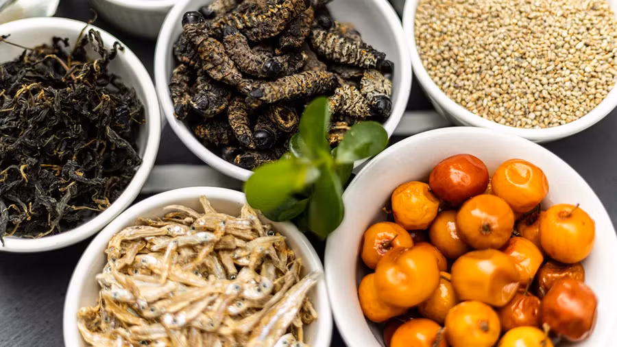 Một loạt nguyên liệu để làm kem ở Tapi Tapi có nguồn gốc từ khắp châu Phi. Ảnh: CNN/Jo Munnik