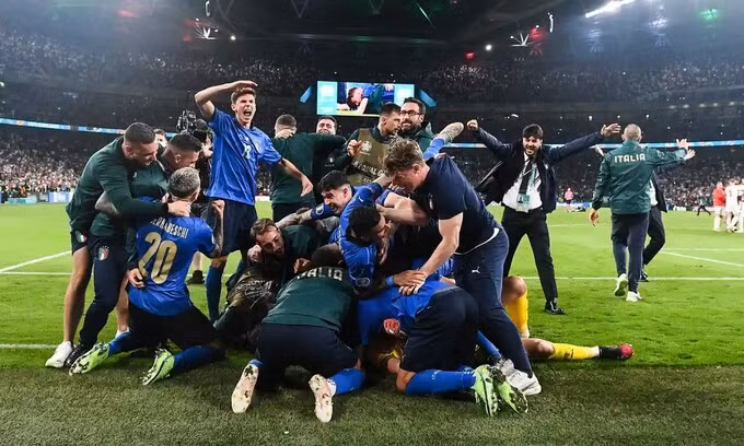 Italia vô địch Euro 2020.