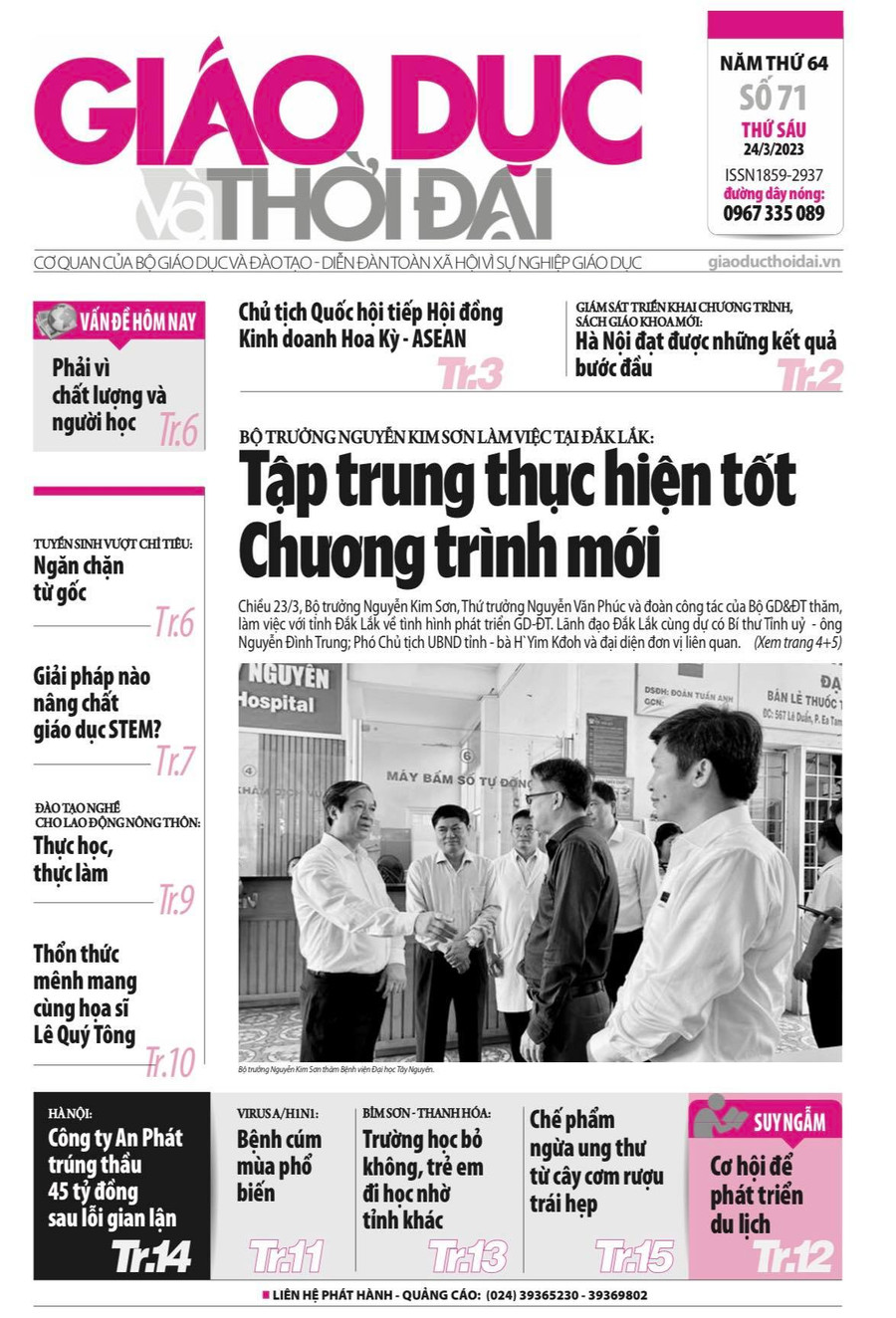 Tin tức báo in 24/3: Ngăn chặn tuyển sinh vượt chỉ tiêu