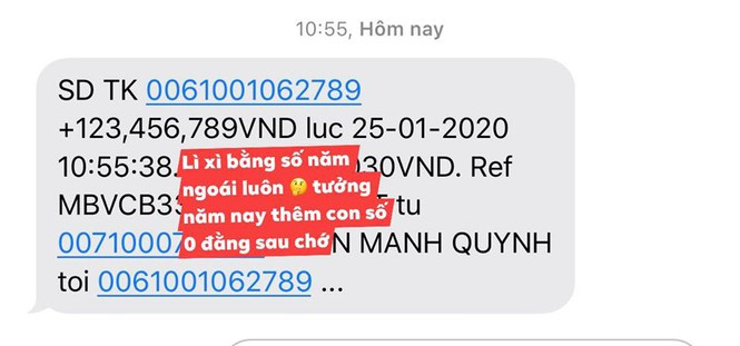 Phan Mạnh Quỳnh lì xì tiền ‘khủng’ cho người yêu ảnh 4 Phan Mạnh Quỳnh lì xì tiền ‘khủng’ cho người yêu - ảnh 4