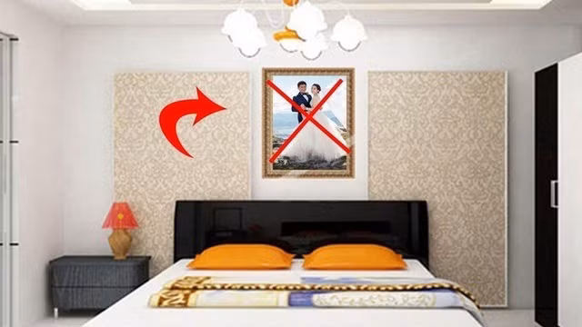 Treo ảnh cưới góc này trong phòng ngủ, sai lầm tai hại nhiều người mắc