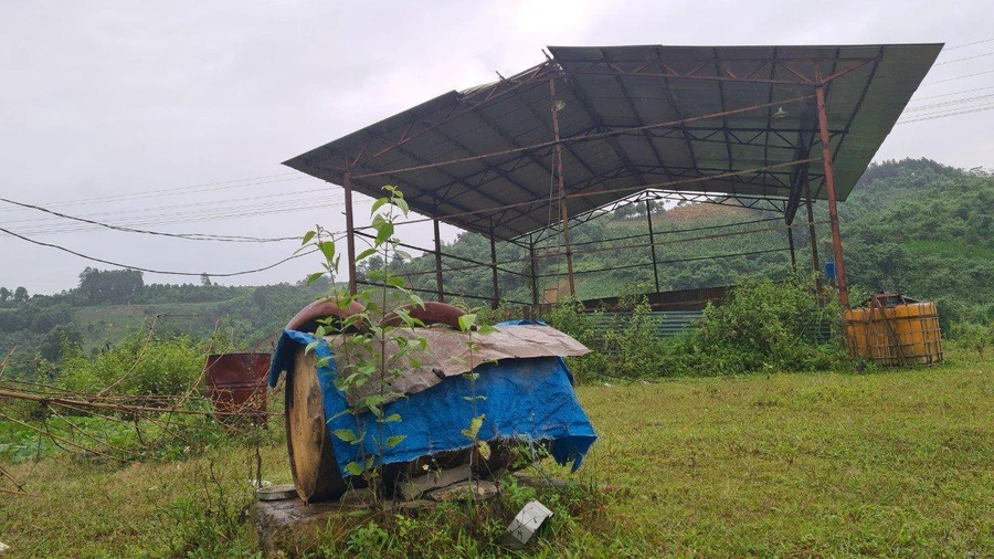 Khu vực dự án khách sạn, nhà hàng là bình phong để Công ty Lilama khai thác quặng trái phép.