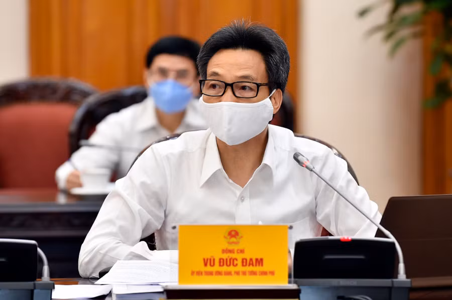 Phó Thủ tướng Vũ Đức Đam phát biểu tại cuộc họp Thường trực Chính phủ. - Ảnh: VGP/Nhật Bắc