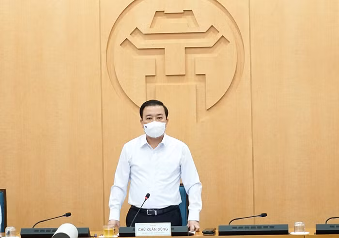 Phó Chủ tịch Chử Xuân Dũng phát biểu kết luận cuộc họp. Ảnh: Quỳnh Anh
