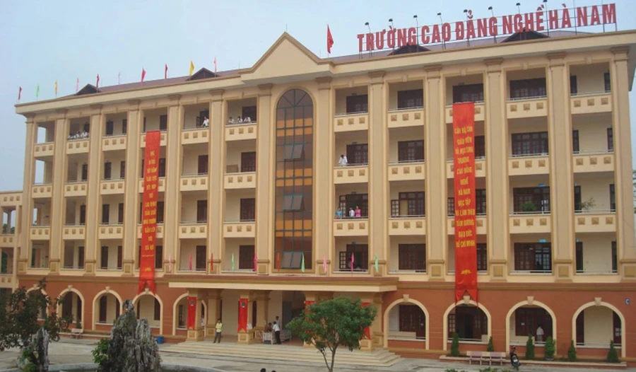 Trường Cao đẳng Nghề Hà Nam. Ảnh: Báo Hà Nam.