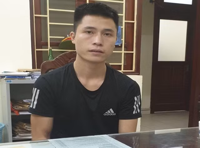 Nguyễn Duy Cường tại cơ quan điều tra.