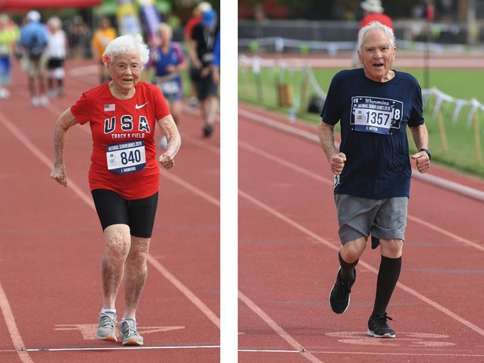 2 "nhà vô địch" ở giải chạy cho nữ và nam. 2 "nhà vô địch" ở giải chạy cho nữ và nam.