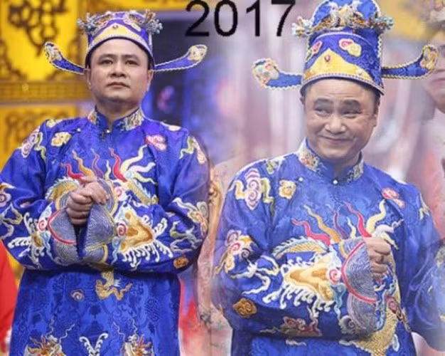 Tự Long trong vai diễn táo quân năm 2017.