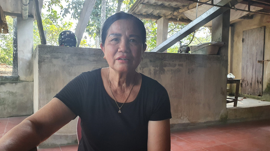 Bà Phạm Thị Nhâm chia sẻ với Báo GD&amp;TĐ.
