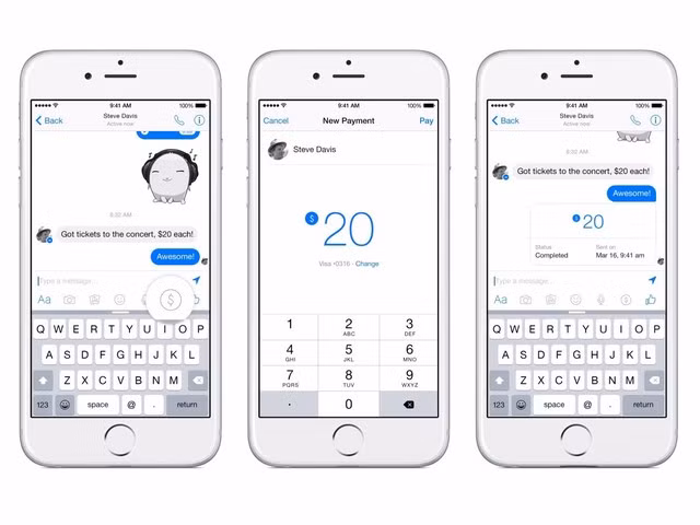  Tính năng chuyển tiền trên Facebook 