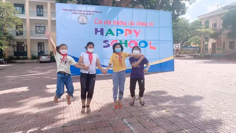 Môi trường học tập hạnh phúc là mong muốn của tất cả học sinh