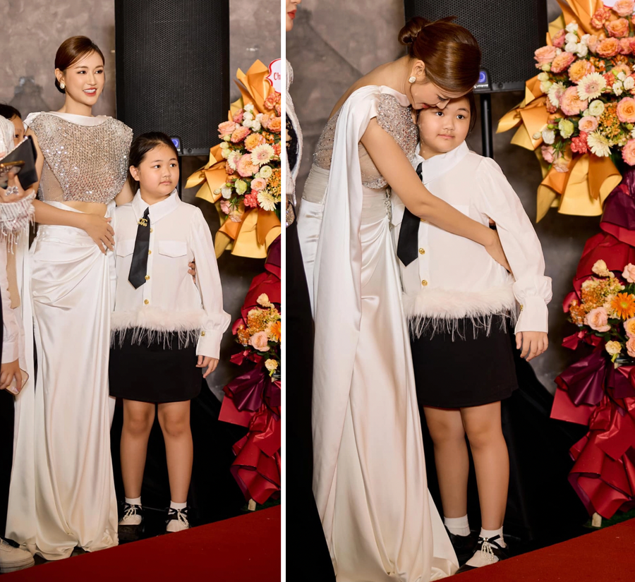 Diễn viên Maya và con gái.