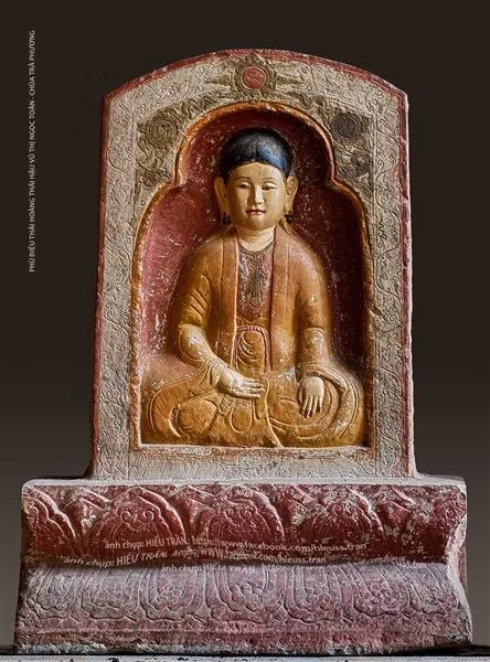 Phù điêu Hoàng Thái hậu Vũ Thị Ngọc Toàn. Ảnh: Hiếu Trần.