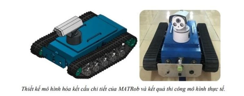 Mô hình robot dò khoáng sản.