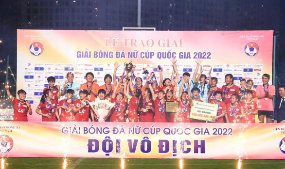 Thành phố Hồ Chí Minh 1 vô địch Giải bóng đá nữ Cúp quốc gia 2022.