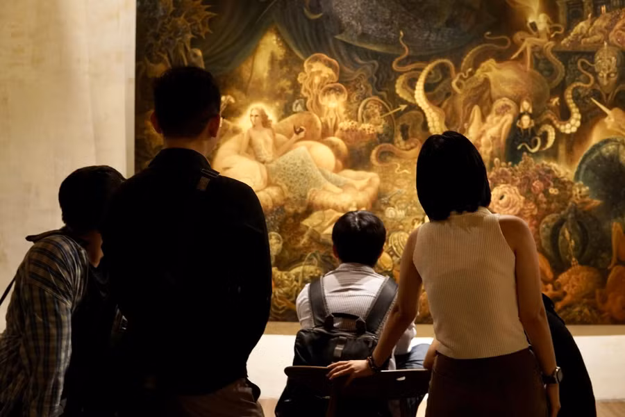 Tác phẩm của họa sĩ trẻ Lê Quang Kha. Tác phẩm của họa sĩ trẻ Lê Quang Kha.