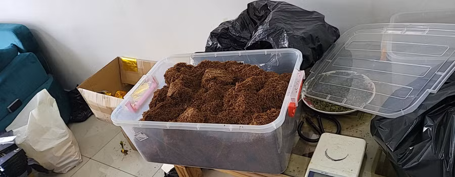 Nguyên liệu sản xuất ma túy vừa được cơ quan công an phát hiện bắt giữ.