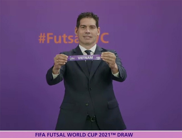 Lá thăm đưa Việt Nam vào bảng D cùng Brazil, CH Czcech, Panama.