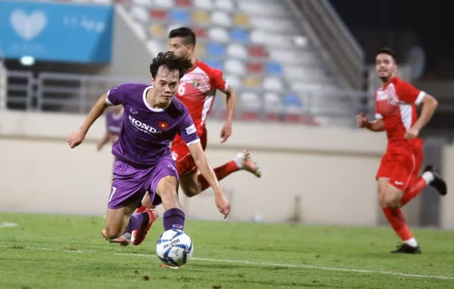 Việt Nam hoà Jordan 1-1.