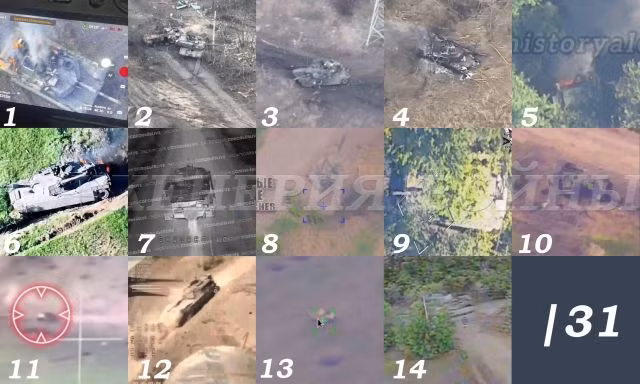 Vậy, có bao nhiêu chiếc xe tăng này đã bị phá hủy? Theo kênh Telegram của Trung đoàn 1430 Ukraine, 14 trong số 31 xe tăng Abrams được chuyển giao đã bị phá hủy cho đến nay, với bằng chứng chụp ảnh để chứng minh cho những tuyên bố này. Vậy, có bao nhiêu chiếc xe tăng này đã bị phá hủy? Theo kênh Telegram của Trung đoàn 1430 Ukraine, 14 trong số 31 xe tăng Abrams được chuyển giao đã bị phá hủy cho đến nay, với bằng chứng chụp ảnh để chứng minh cho những tuyên bố này.