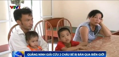 Giải cứu thành công hai cháu bé bị bán sang Trung Quốc