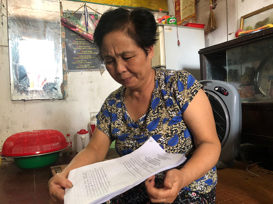 Người dân tại dự án có sai phạm bức xúc thông tin với phóng viên