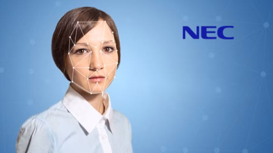 Mô phỏng nhận diện khuôn mặt trên nền tảng của NEC.