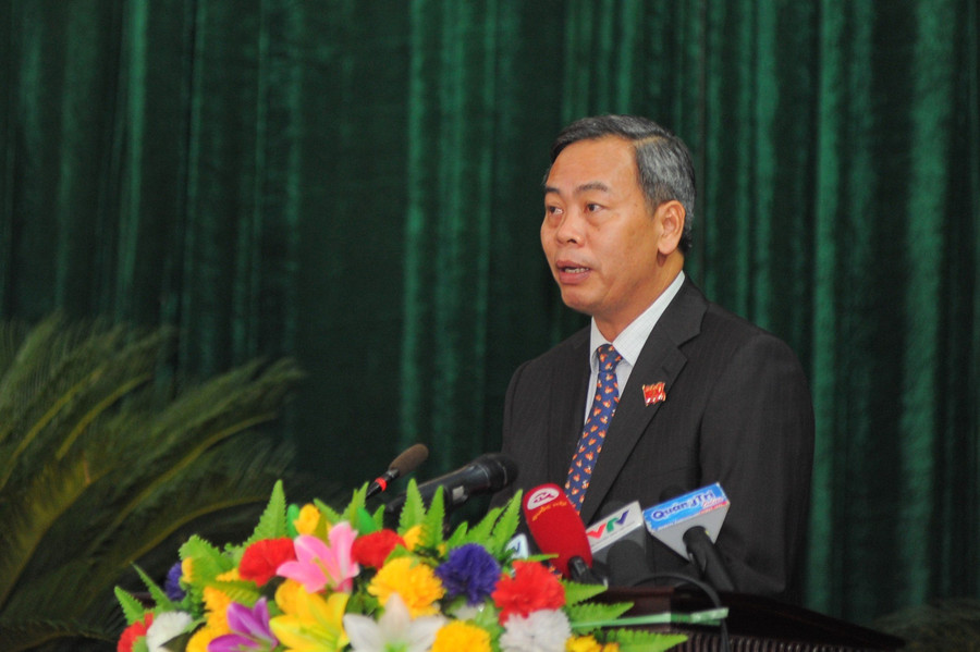 Ông Nguyễn Đăng Quang, Phó Bí thư Thường trực Tỉnh ủy, Chủ tịch HĐND tỉnh Quảng Trị, phát biểu khai mạc Kỳ họp. (Ảnh Trần Tuyền) Ông Nguyễn Đăng Quang, Phó Bí thư Thường trực Tỉnh ủy, Chủ tịch HĐND tỉnh Quảng Trị, phát biểu khai mạc Kỳ họp. (Ảnh Trần Tuyền)