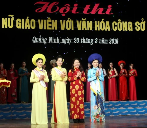 Hội thi “Nữ giáo viên với văn hóa công sở” tỉnh Quảng Ninh thành công tốt đẹp