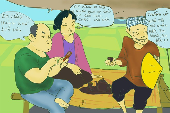 Hí họa: Bom tin nhắn rác làm khổ người dùng điện thoại