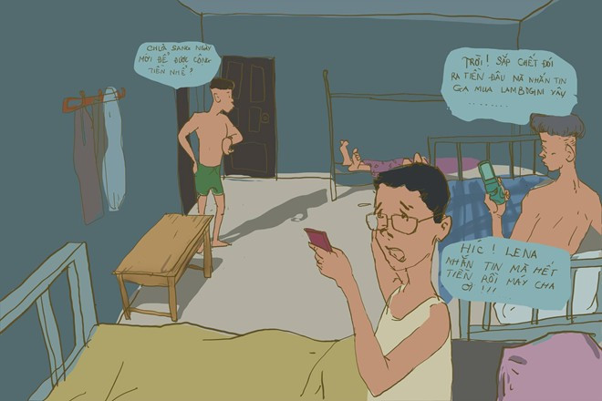 Hí họa: Bom tin nhắn rác làm khổ người dùng điện thoại