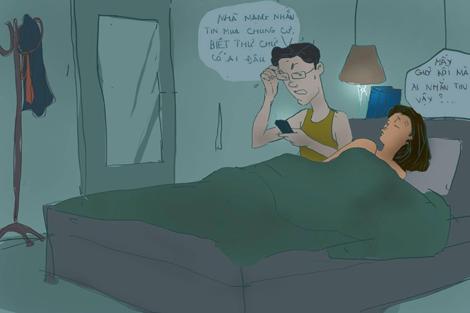 Hí họa: Bom tin nhắn rác làm khổ người dùng điện thoại