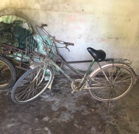 Chiếc xe đạp hàng ngày cùng em đến trường. Chiếc xe đạp hàng ngày cùng em đến trường.