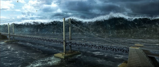 8. Sóng thần ở Haeundae (2009): Bộ phim Hàn Quốc về cơn sóng thần tạo ra sau trận động đất lớn đã hấp dẫn khán giả toàn thế giới với một câu chuyện cảm động cũng như phần kỹ xảo xuất sắc. 10 bộ phim về thảm họa thiên nhiên lấy nước mắt khán giả