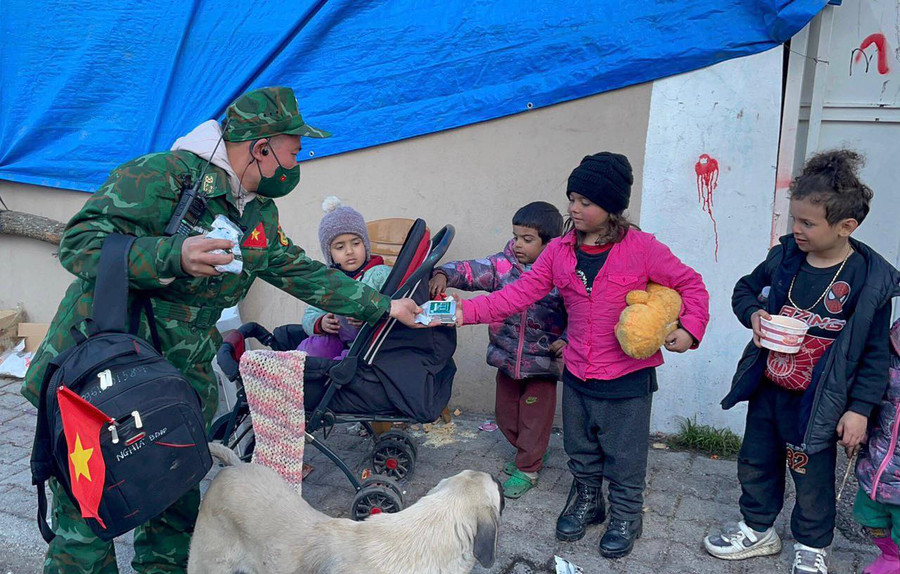 Lực lượng Biên phòng tham gia cứu hộ cứu nạn tại Thổ Nhĩ Kỳ