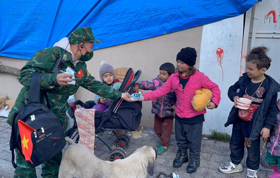 Lực lượng Biên phòng tham gia cứu hộ cứu nạn tại Thổ Nhĩ Kỳ