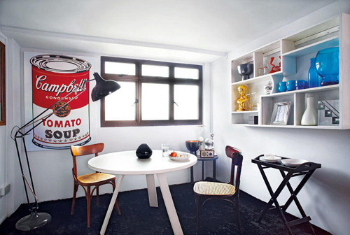 Dù nhà chật nhưng bạn vẫn muốn có một chỗ ăn uống đàng hoàng, bạn nên cân nhắc tới giải pháp là những chiếc bàn tròn, nhỏ. a-1-6849-1422950410.jpg