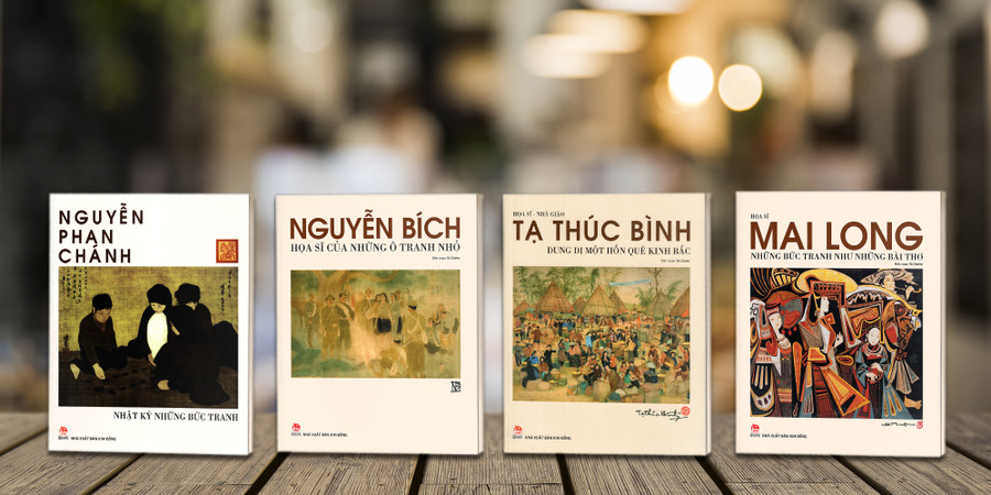 Bìa bộ sách của họa sĩ Mai Long Bìa bộ sách của họa sĩ Mai Long