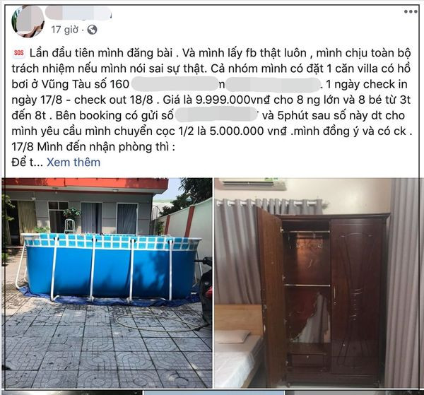 Bài đăng của nữ du khách.