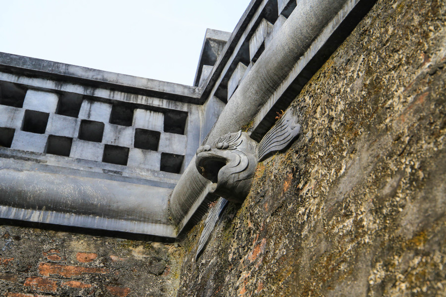 Hệ thống thoát nước được xây dựng độc đáo.