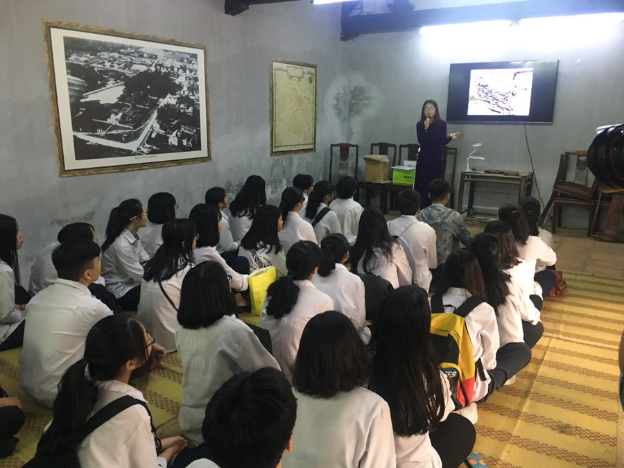 Chương trình trải nghiệm di sản mang lại nhiều hứng thú cho HS Chương trình trải nghiệm di sản mang lại nhiều hứng thú cho HS