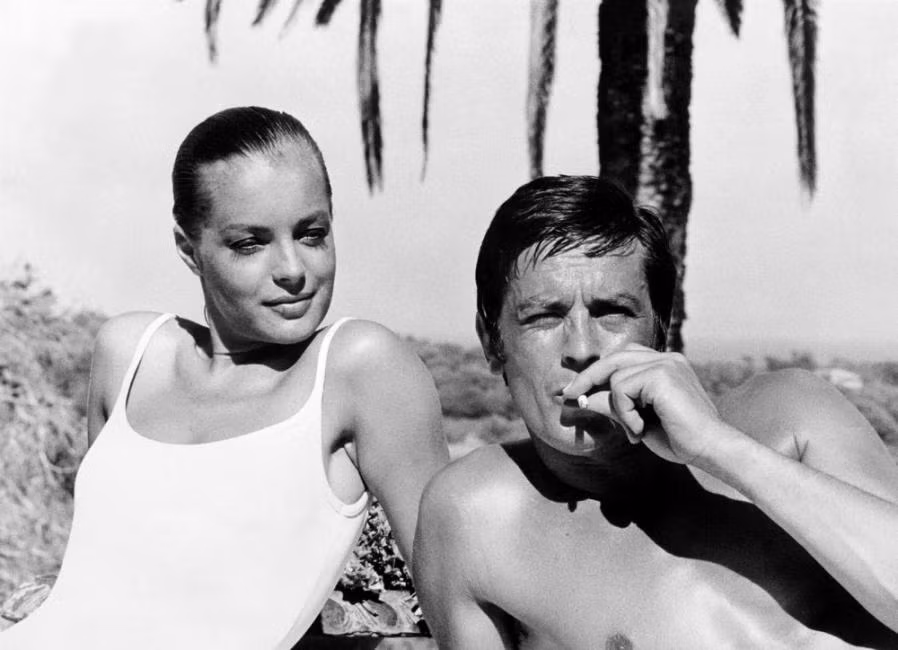 Romy Schneider và Alain Delon. Romy Schneider và Alain Delon.