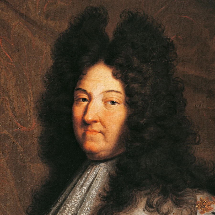 Hoàng đế Louis XIV luôn xuất hiện với mái tóc giả bồng cực cao. Ảnh: Wikipedia.org