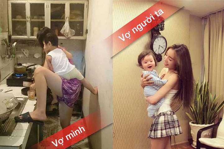 “Vợ em xấu xí em thương, vợ người sang chảnh hot-gơn mặc người“