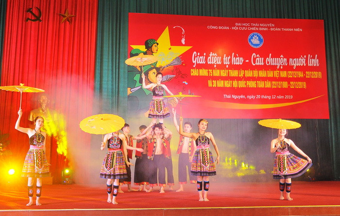 Tiết mục giao lưu của trường ĐH Khoa học - Đại học Thái Nguyên